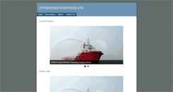 Desktop Screenshot of everpowerventures.com